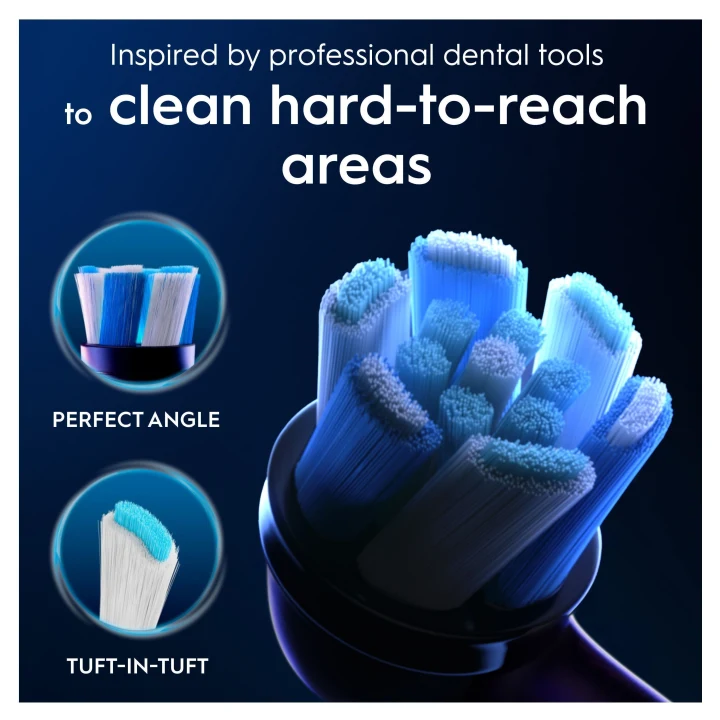 Oral-B iO Ultimate Clean Black Borsthuvud 6-pack Oral-B
