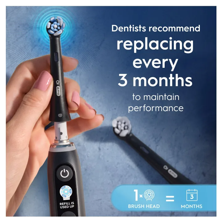 Oral-B iO Ultimate Clean Black Borsthuvud 6-pack Oral-B