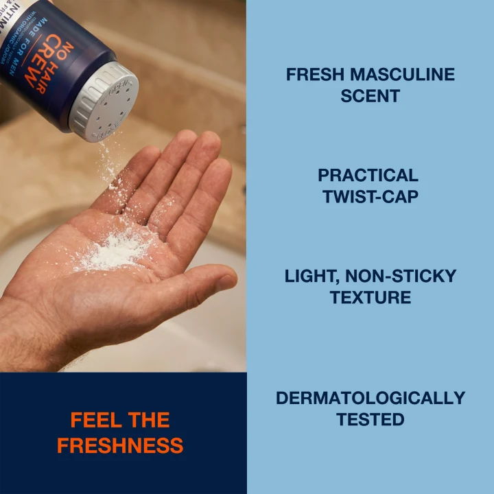 No Hair Crew Body Hair Intimate Dry & Fresh Powder 100 g No Hair Crew