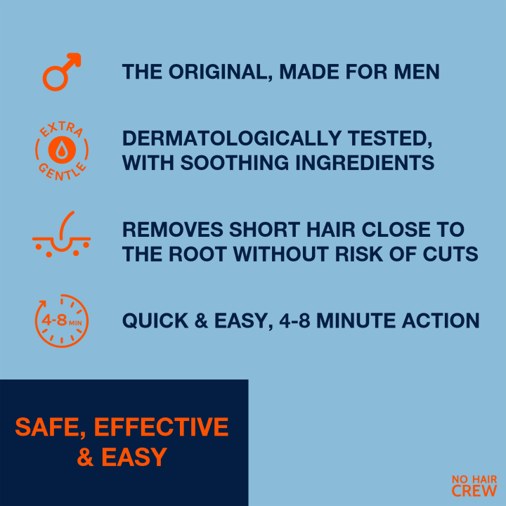 No Hair Crew Body Hair Body Hair Removal Cream 200 ml No Hair Crew