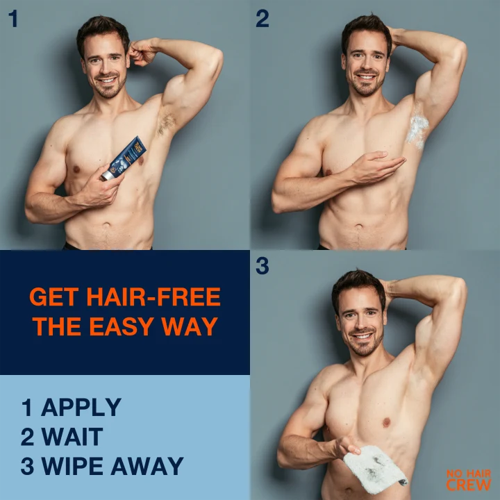 No Hair Crew Body Hair Body Hair Removal Cream 200 ml No Hair Crew
