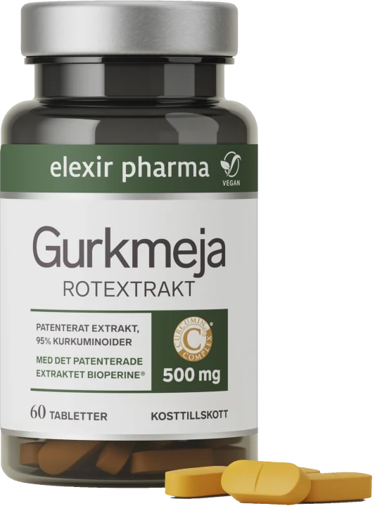 Elexir Pharma Gurkmeja 500 mg 60 tabletter Elexir Pharma
