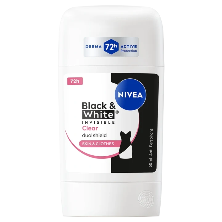 NIVEA Black & White Invisible Clear Stick 50 ml Nivea