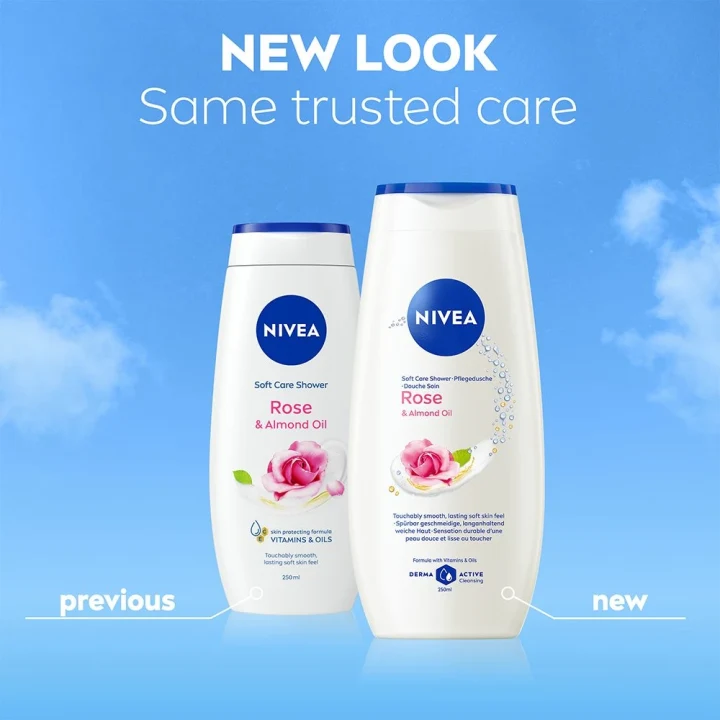 NIVEA Rose & Almond Oil Shower 250 ml Nivea