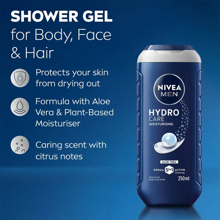 NIVEA Hydrocare Moisturising Shower Gel 250 ml Nivea