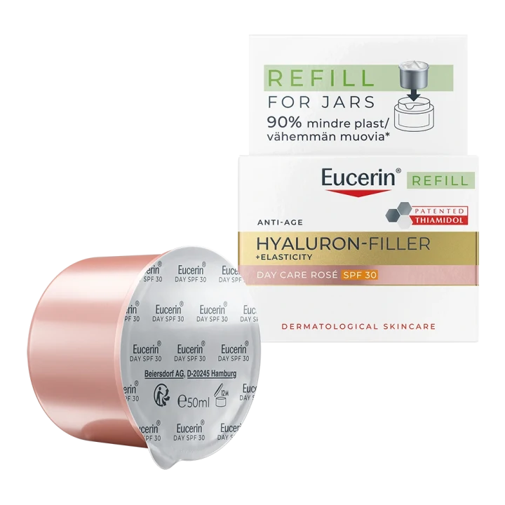 Hyaluron-Filler +Elastictiy Day Care Rosé SPF30 Refill 50 ml Eucerin