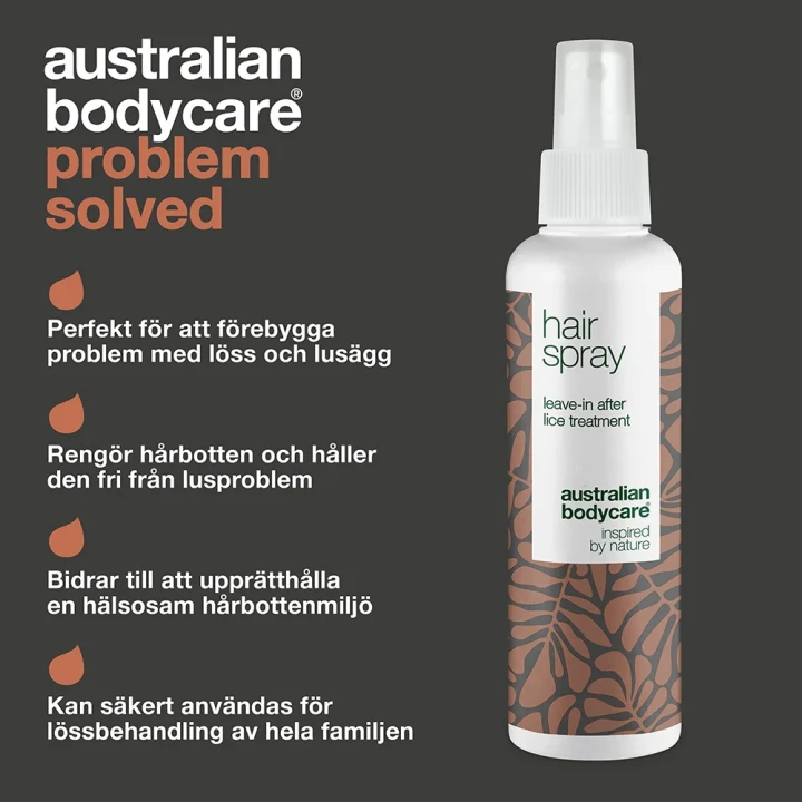 Australian Bodycare Hair Spray Leave-In After Lice Treatment 150 ml Australian Bodycare