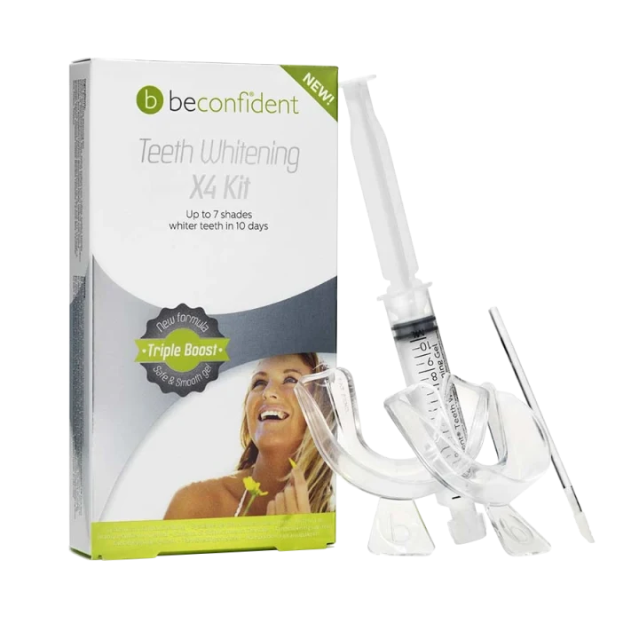 Beconfident Teeth Whitening X4 Kit 10 ml Beconfident