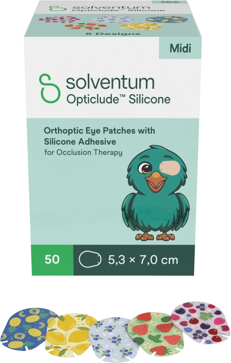Opticlude Silicone Ögonförband Midi 2738PG 50 st Opticlude