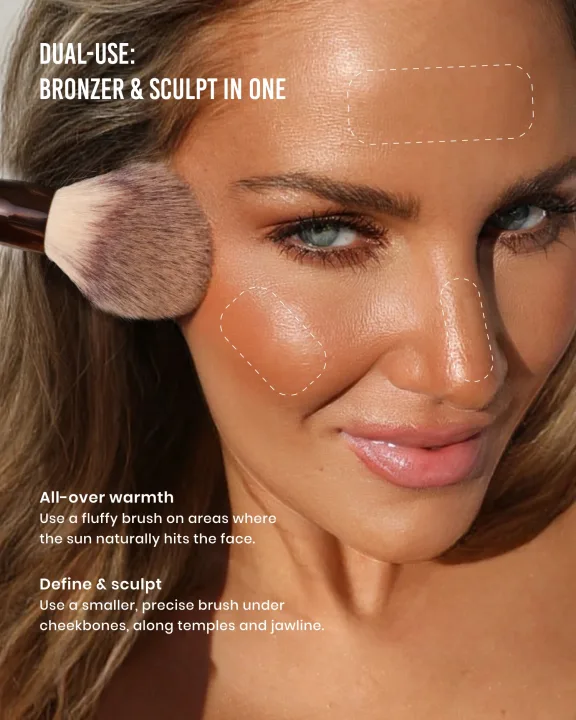 Lenoites Silky Blurring Powder Bronzer Medium to Deep Lenoites