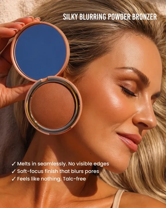 Lenoites Silky Blurring Powder Bronzer Medium to Deep Lenoites