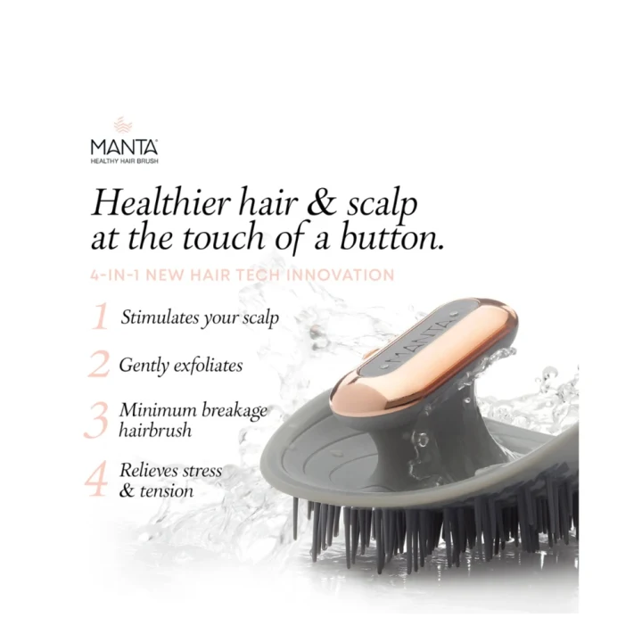 Manta Pulse Grey Rose Gold with Shower Holder Manta