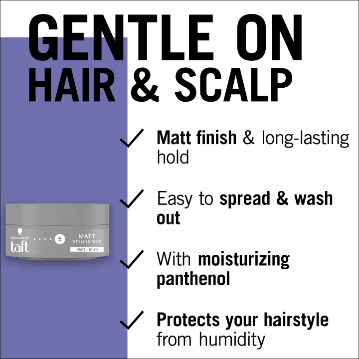 Schwarzkopf Taft Styling Wax Matt 75 ml Schwarzkopf