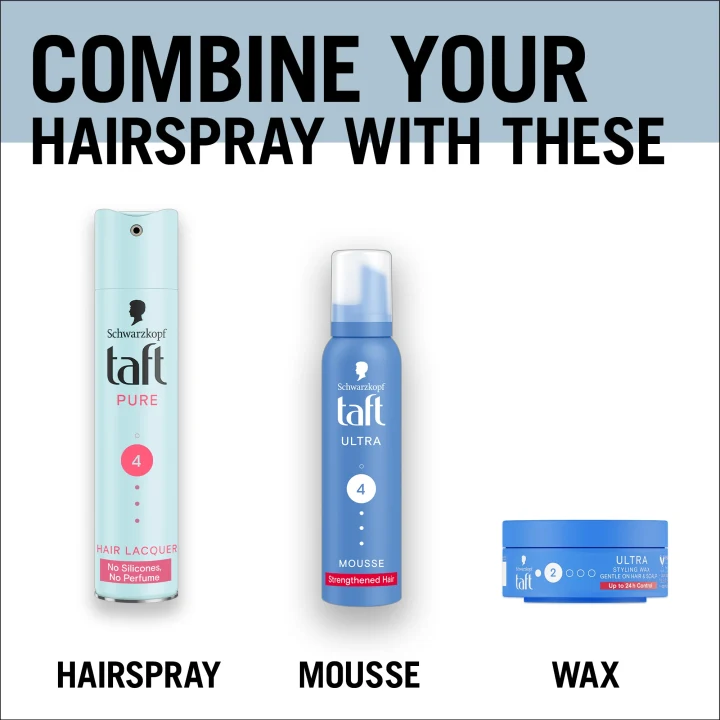 Schwarzkopf Taft Hair Hairspray Pure Hold Level 5 250 ml Schwarzkopf