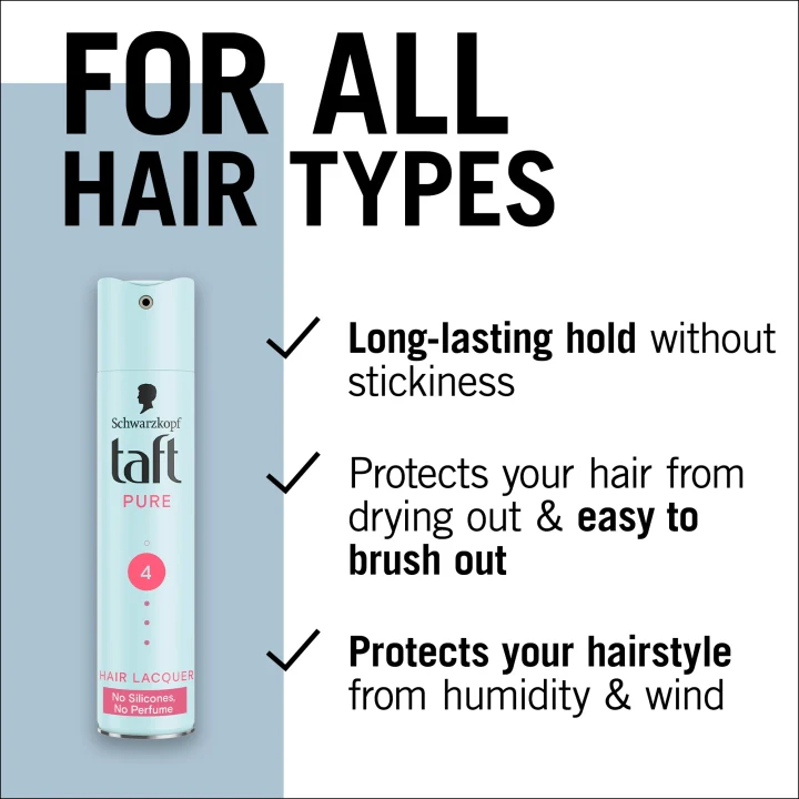 Schwarzkopf Taft Hair Hairspray Pure Hold Level 5 250 ml Schwarzkopf