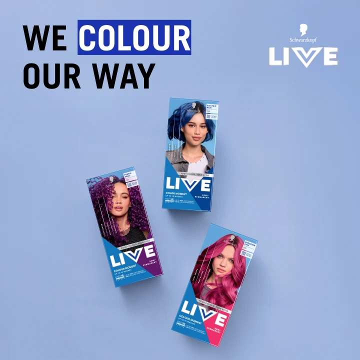 Schwarzkopf LIVE Color Moment 95 Electric Blue Schwarzkopf
