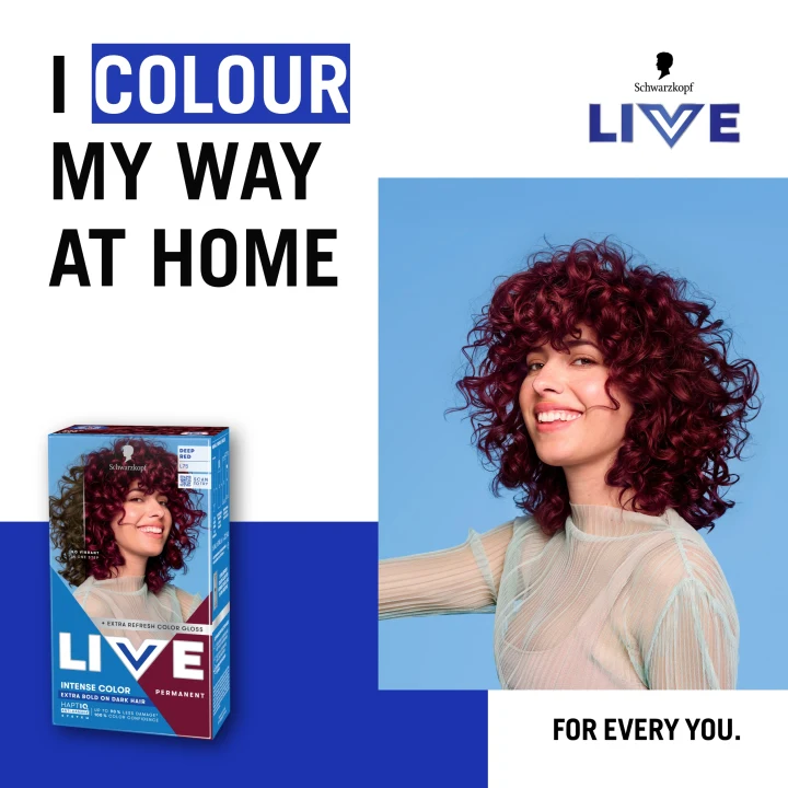 Schwarzkopf LIVE Intense Color L75 Deep Red Schwarzkopf