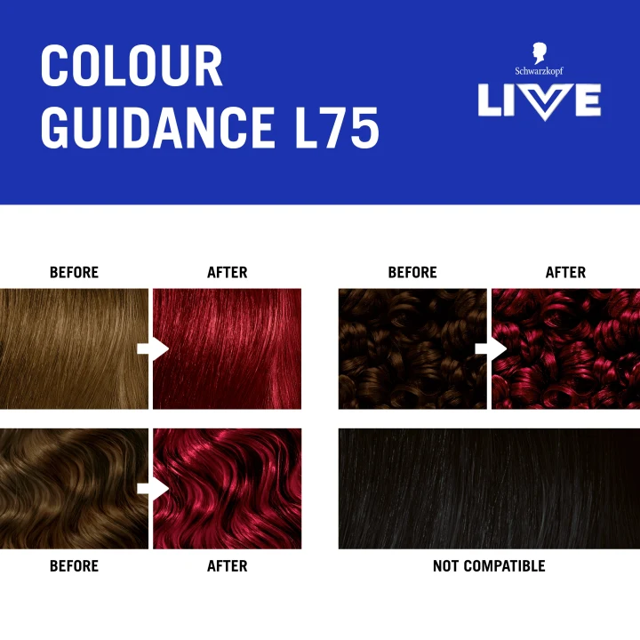 Schwarzkopf LIVE Intense Color L75 Deep Red Schwarzkopf