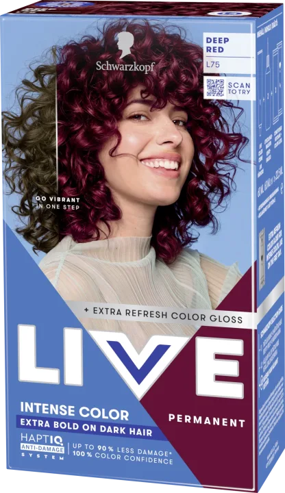 Schwarzkopf LIVE Intense Color L75 Deep Red Schwarzkopf