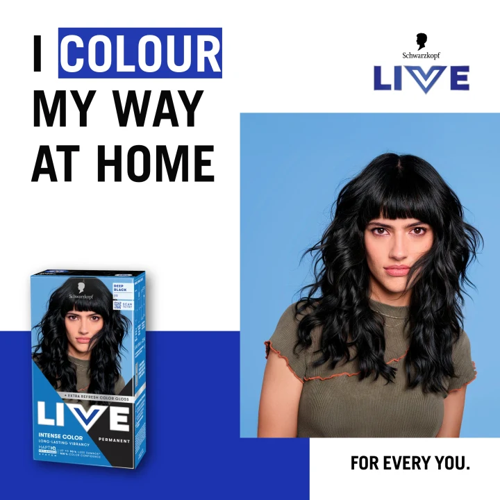 Schwarzkopf LIVE Intense Color 99 Deep Black Schwarzkopf