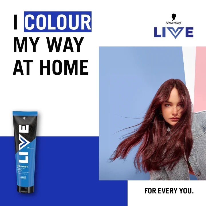 Schwarzkopf LIVE Go Gloss 150 ml Onyx Schwarzkopf