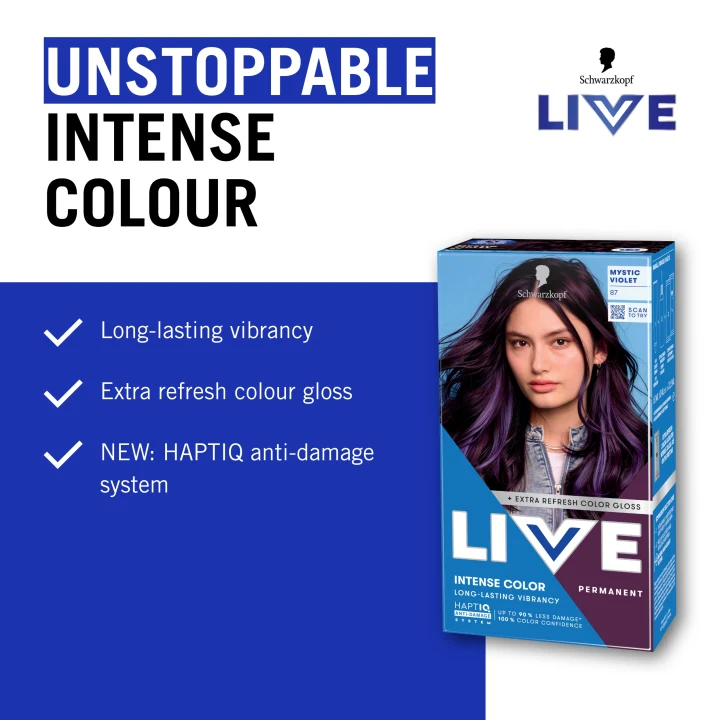 Schwarzkopf LIVE Intense Color 87 Mystic Violet Schwarzkopf