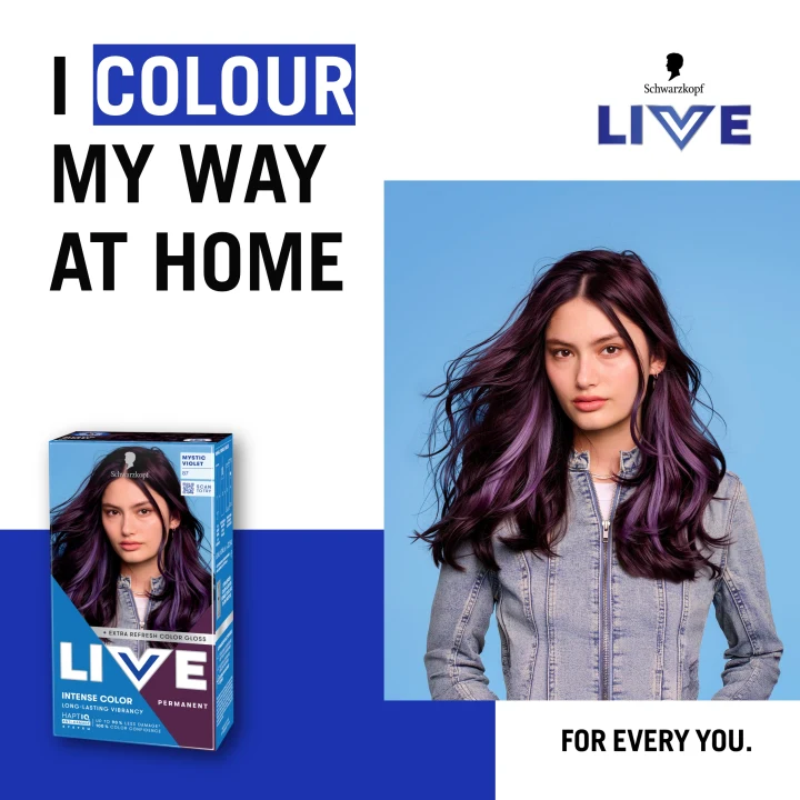 Schwarzkopf LIVE Intense Color 87 Mystic Violet Schwarzkopf