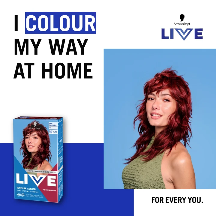 Schwarzkopf LIVE Intense Color 43 Red Passion Schwarzkopf