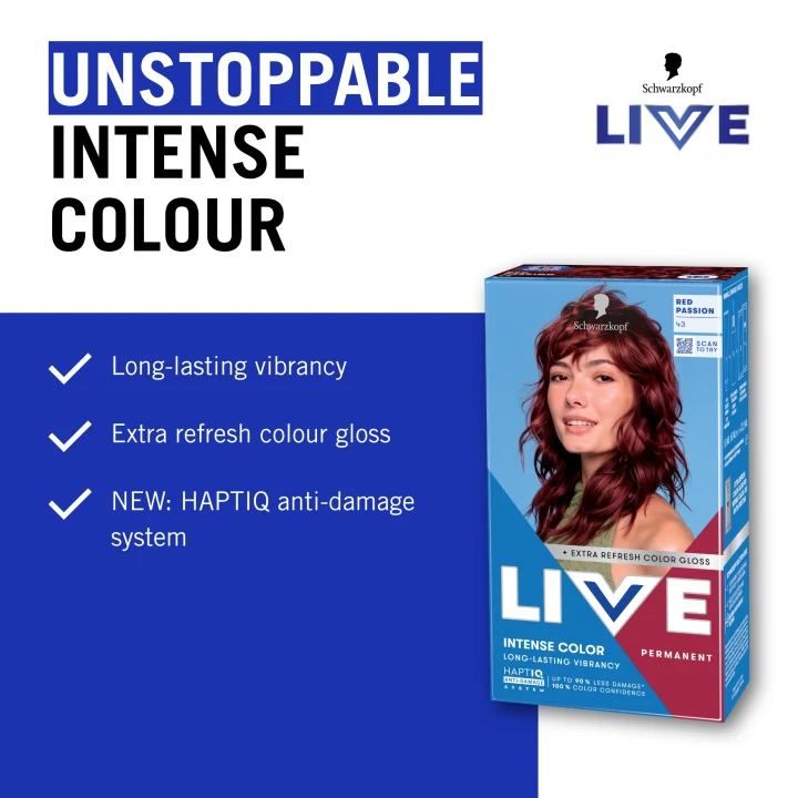 Schwarzkopf LIVE Intense Color 43 Red Passion Schwarzkopf