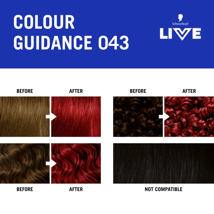 Schwarzkopf LIVE Intense Color 43 Red Passion Schwarzkopf