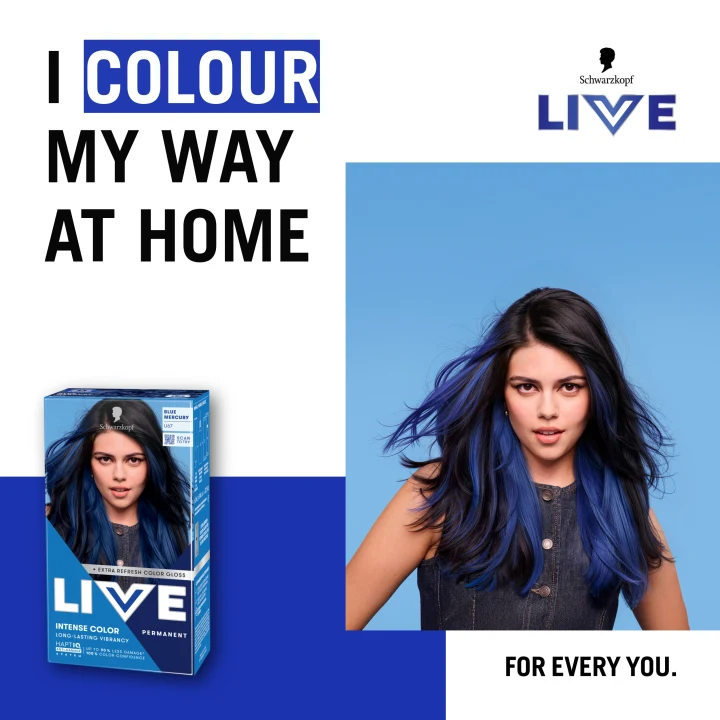 Schwarzkopf LIVE Intense Color U67 Blue Mercury Schwarzkopf