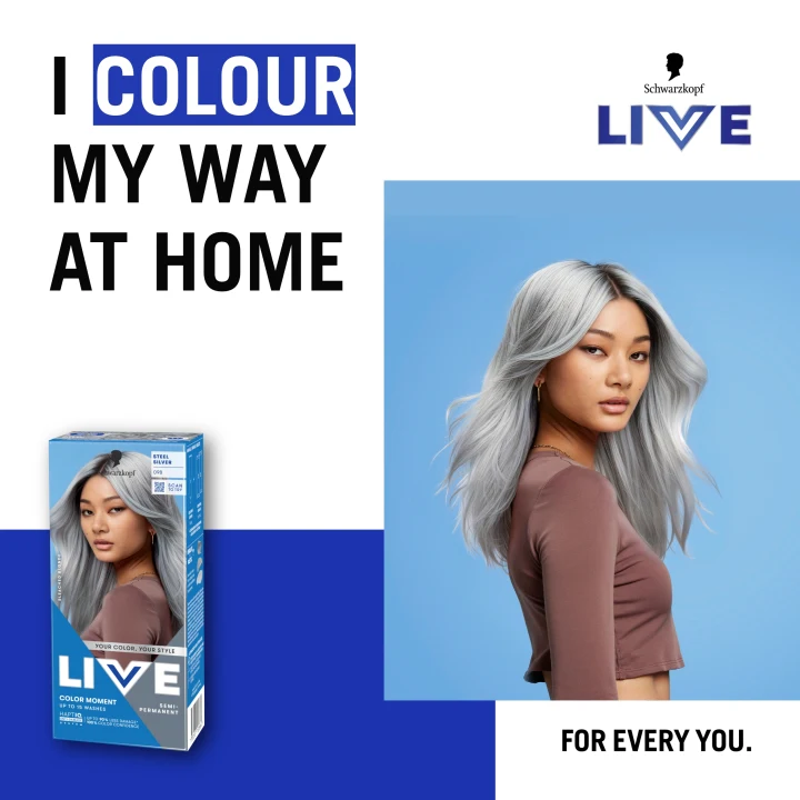 Schwarzkopf LIVE Color Moment 98 Steel Silver Schwarzkopf