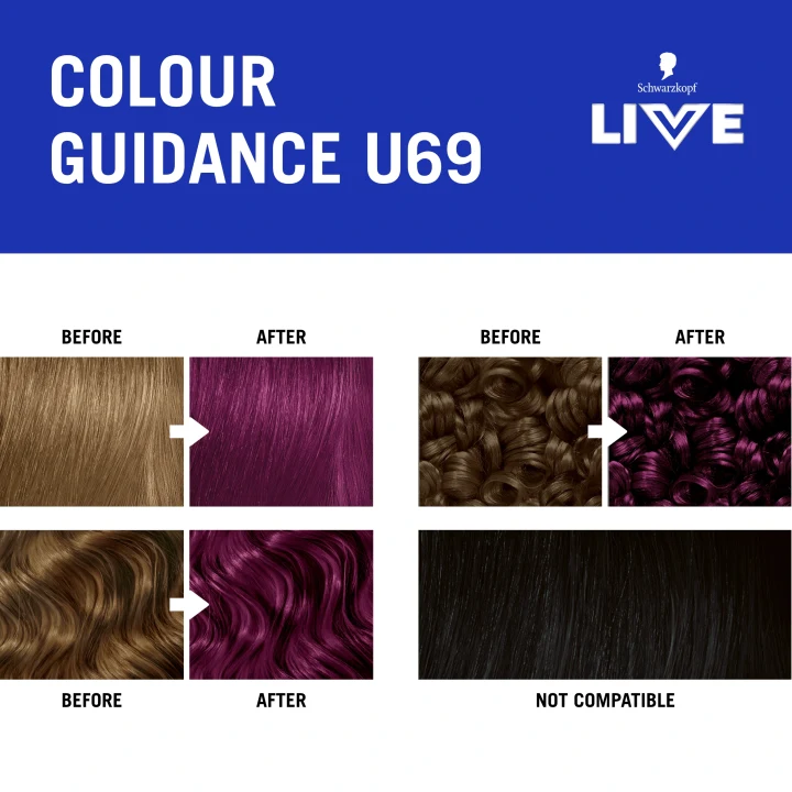 Schwarzkopf LIVE Intense Color U69 Amethyst Chrome Schwarzkopf
