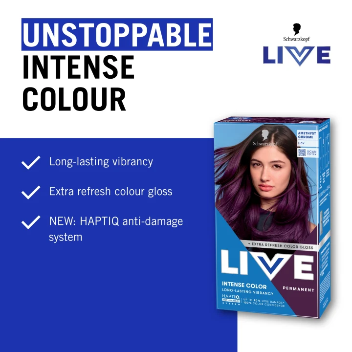 Schwarzkopf LIVE Intense Color U69 Amethyst Chrome Schwarzkopf