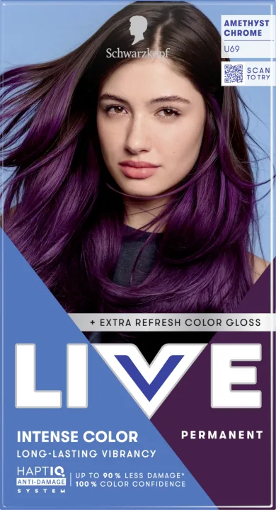 Schwarzkopf LIVE Intense Color U69 Amethyst Chrome Schwarzkopf