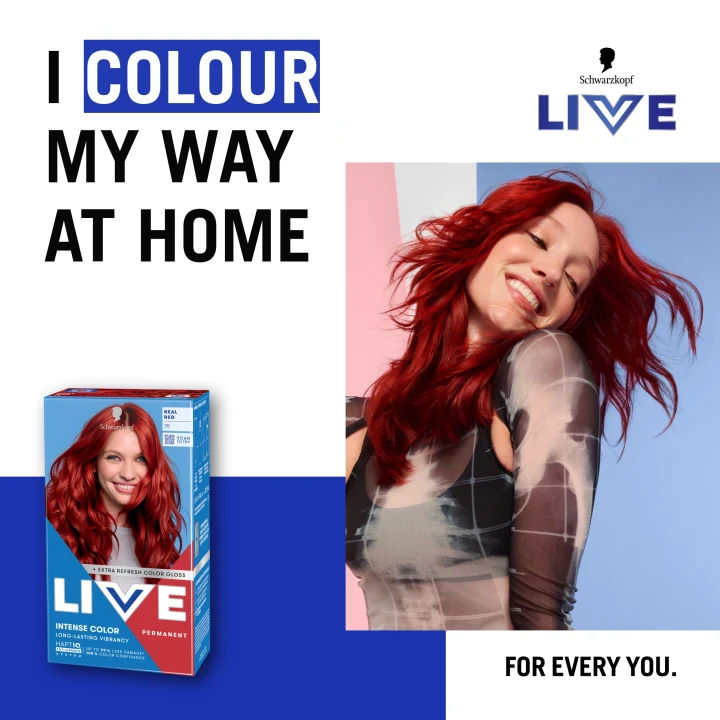 Schwarzkopf LIVE Intense Color 35 Real Red Schwarzkopf