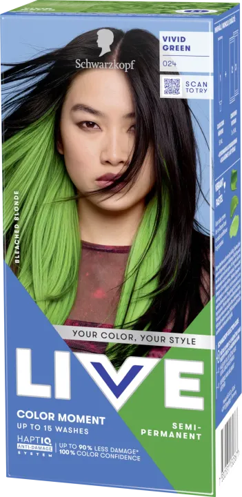 Schwarzkopf LIVE Color Moment 024 Vivid Green Schwarzkopf