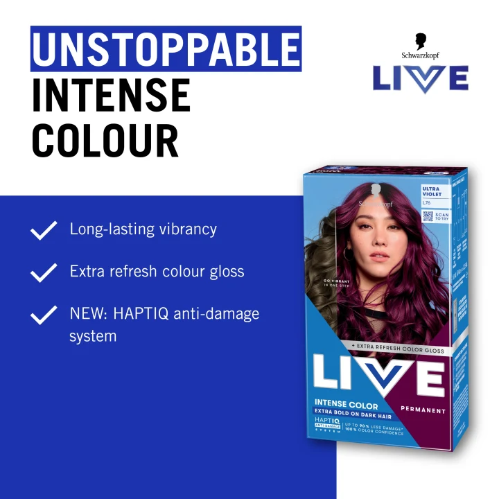 Schwarzkopf LIVE Intense Color L76 Ultra Violet Schwarzkopf