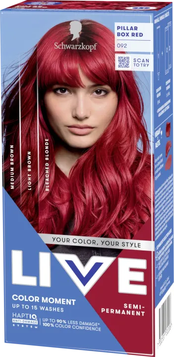 Schwarzkopf LIVE Color Moment 92 Pillar Box Red Schwarzkopf