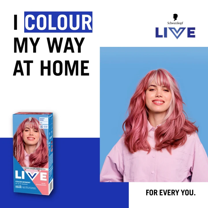 Schwarzkopf LIVE Color Moment 025 Dusty Rose Schwarzkopf