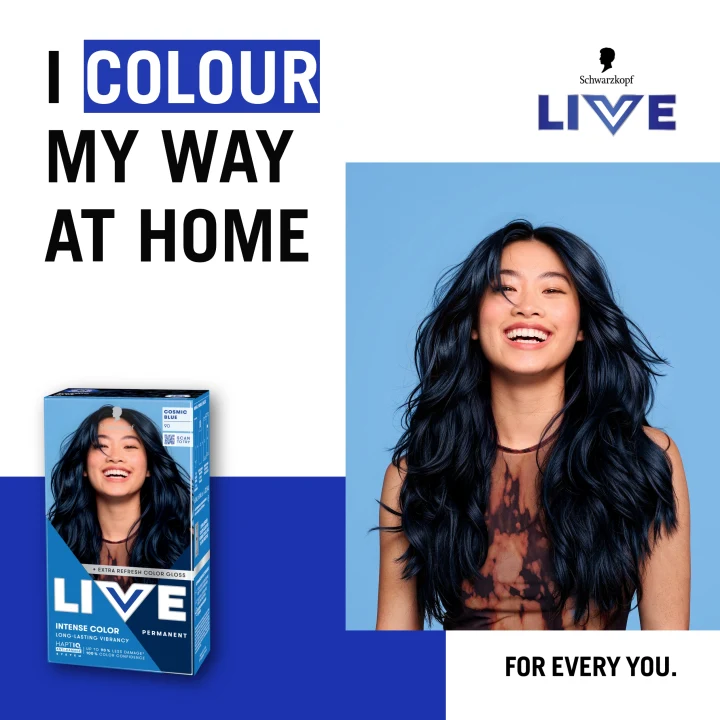 Schwarzkopf LIVE Intense Color 90 Cosmic Blue Schwarzkopf