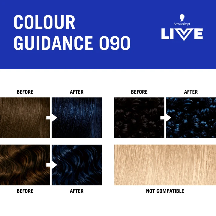 Schwarzkopf LIVE Intense Color 90 Cosmic Blue Schwarzkopf