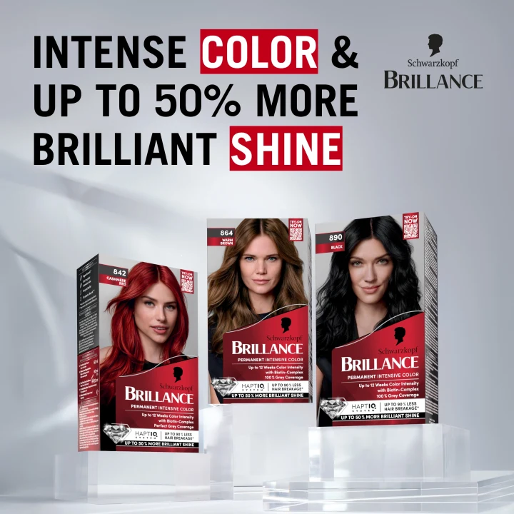 Schwarzkopf Brillance Permanent Intensive Color 864 Warm Brown Schwarzkopf