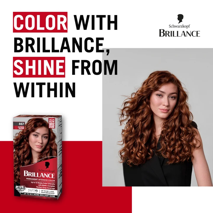 Schwarzkopf Brillance Permanent Intensive Color 867 Autumn Brown Schwarzkopf