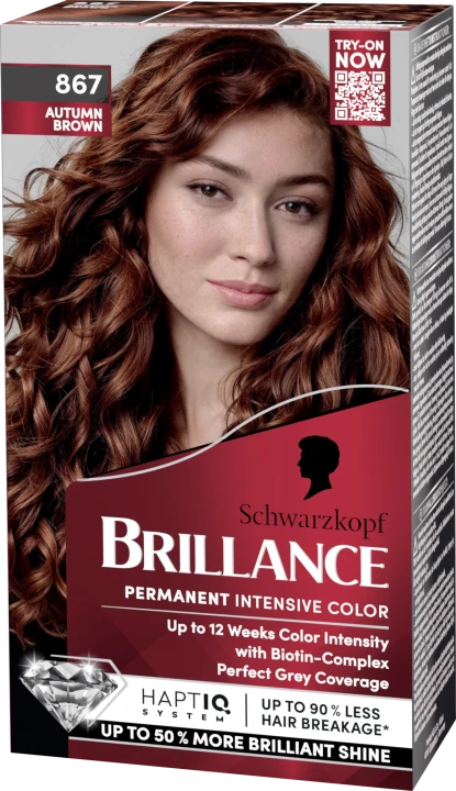Schwarzkopf Brillance Permanent Intensive Color 867 Autumn Brown Schwarzkopf