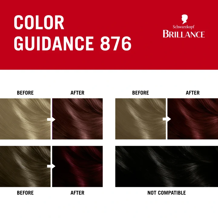 Schwarzkopf Brillance Permanent Intensive Color 876 Noble Mahogony Schwarzkopf