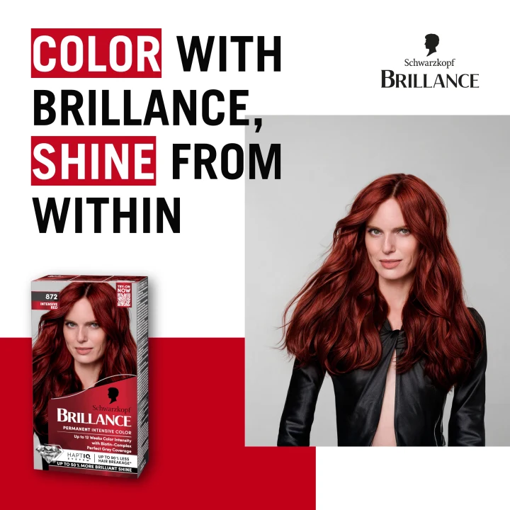 Schwarzkopf Brillance Permanent Intensive Color 872 Intensive Red Schwarzkopf