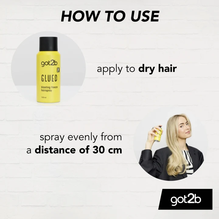 Schwarzkopf Got2b Glued Blasting Freeze Hairspray Mini 100ml Schwarzkopf