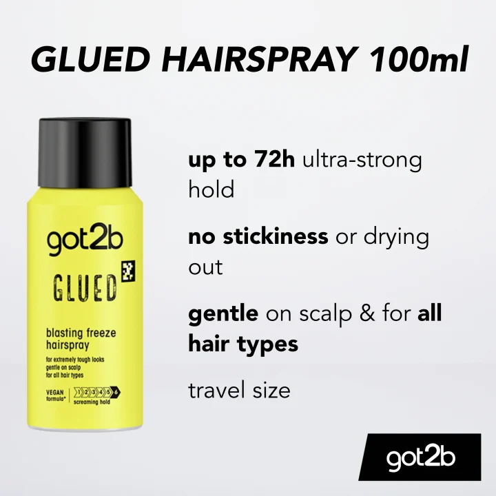 Schwarzkopf Got2b Glued Blasting Freeze Hairspray Mini 100ml Schwarzkopf