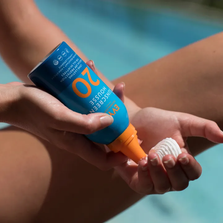 Evy Sunscreen Mousse SPF 20, 150 ml Evy